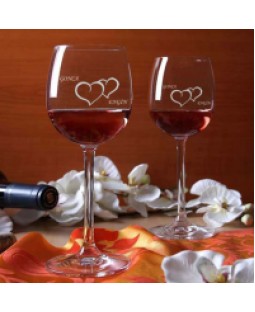 Sevgiliye Özel Hediyelik Şarap Kadehi